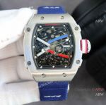 Swiss Replica Richard Mille RM 67-02 Watch in Blue Fabric Strap Men